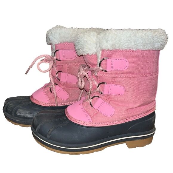 Cat & Jack Pink Winter Boots - Picture 3 of 6